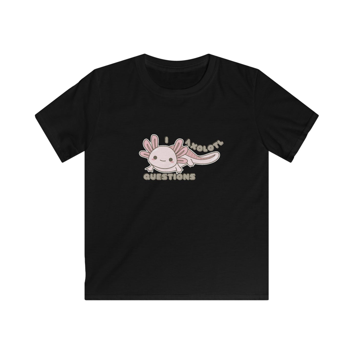 I Axolotl Questions Kids T-Shirt – Cute Axolotl Design