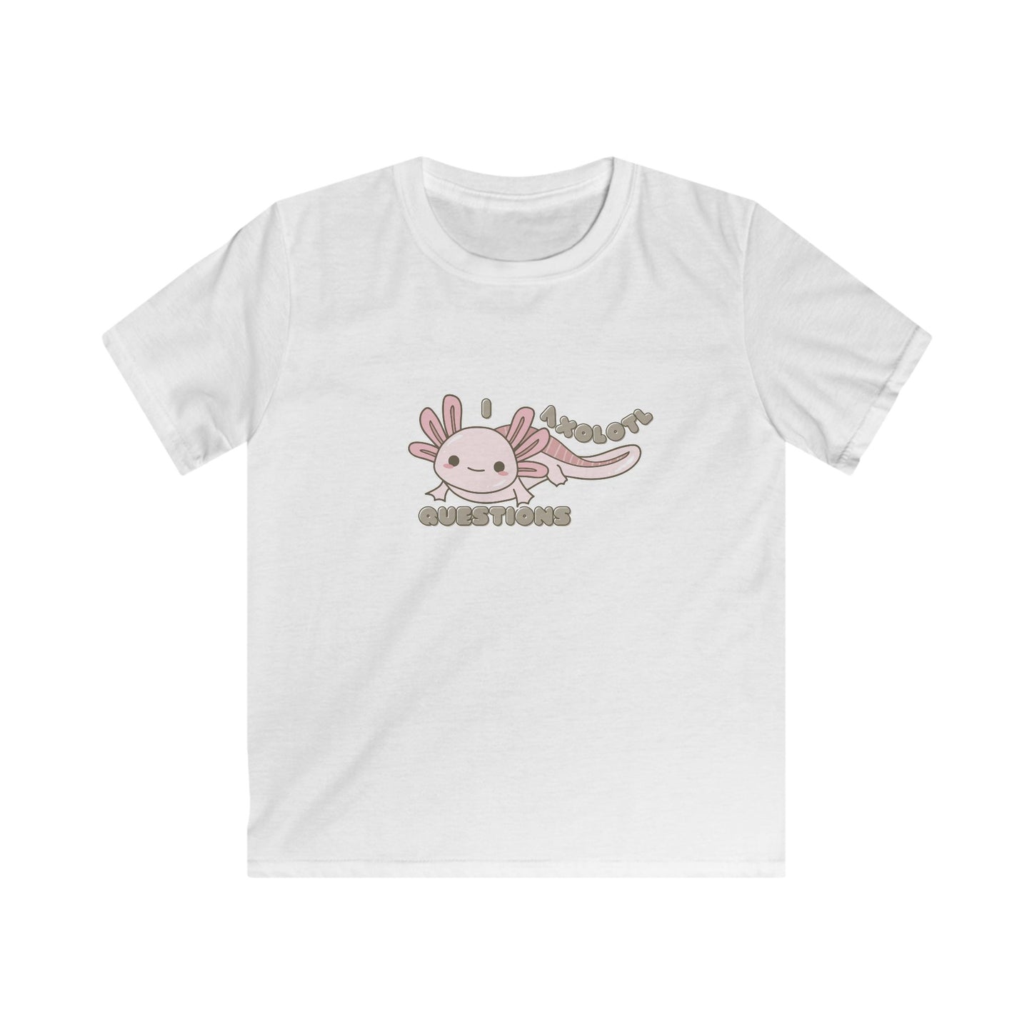 I Axolotl Questions Kids T-Shirt – Cute Axolotl Design