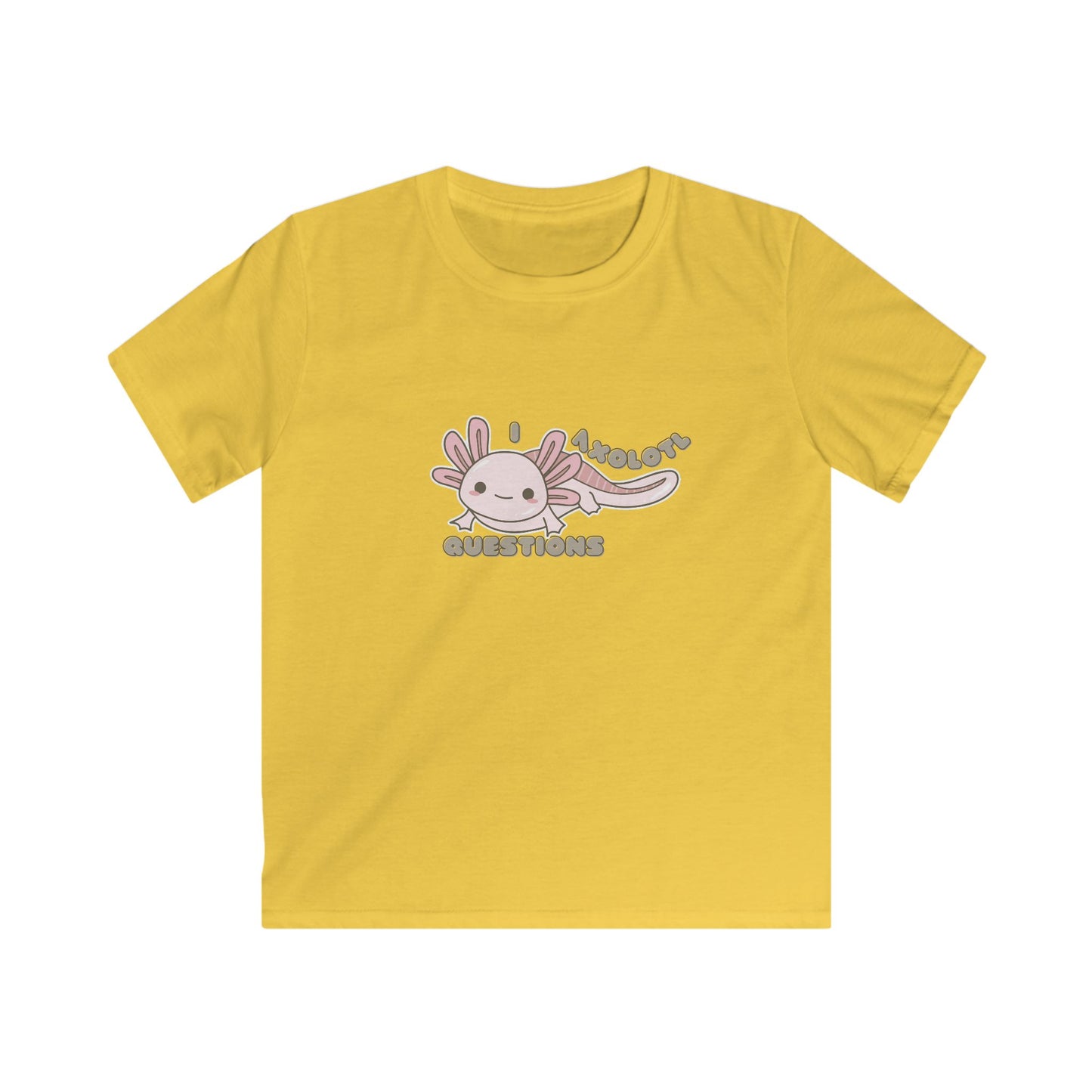 I Axolotl Questions Kids T-Shirt – Cute Axolotl Design