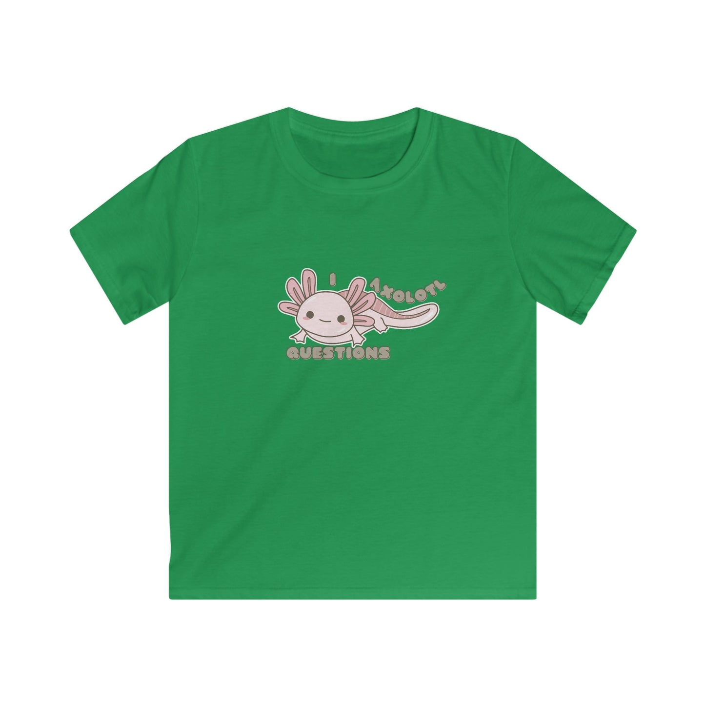 I Axolotl Questions Kids T-Shirt – Cute Axolotl Design