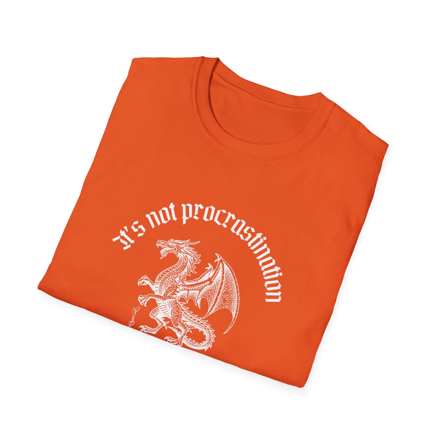 It's Not Procrastination, I Just Prefer Side Quests Dragon T-Shirt