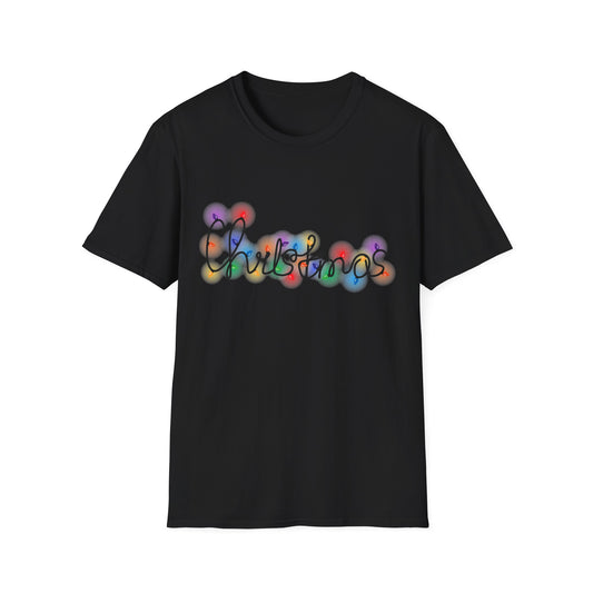 Christmas Lights T-Shirt – Festive Holiday Shirt with String Lights Design