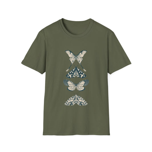 Elegant Moths Nature-Inspired T-Shirt