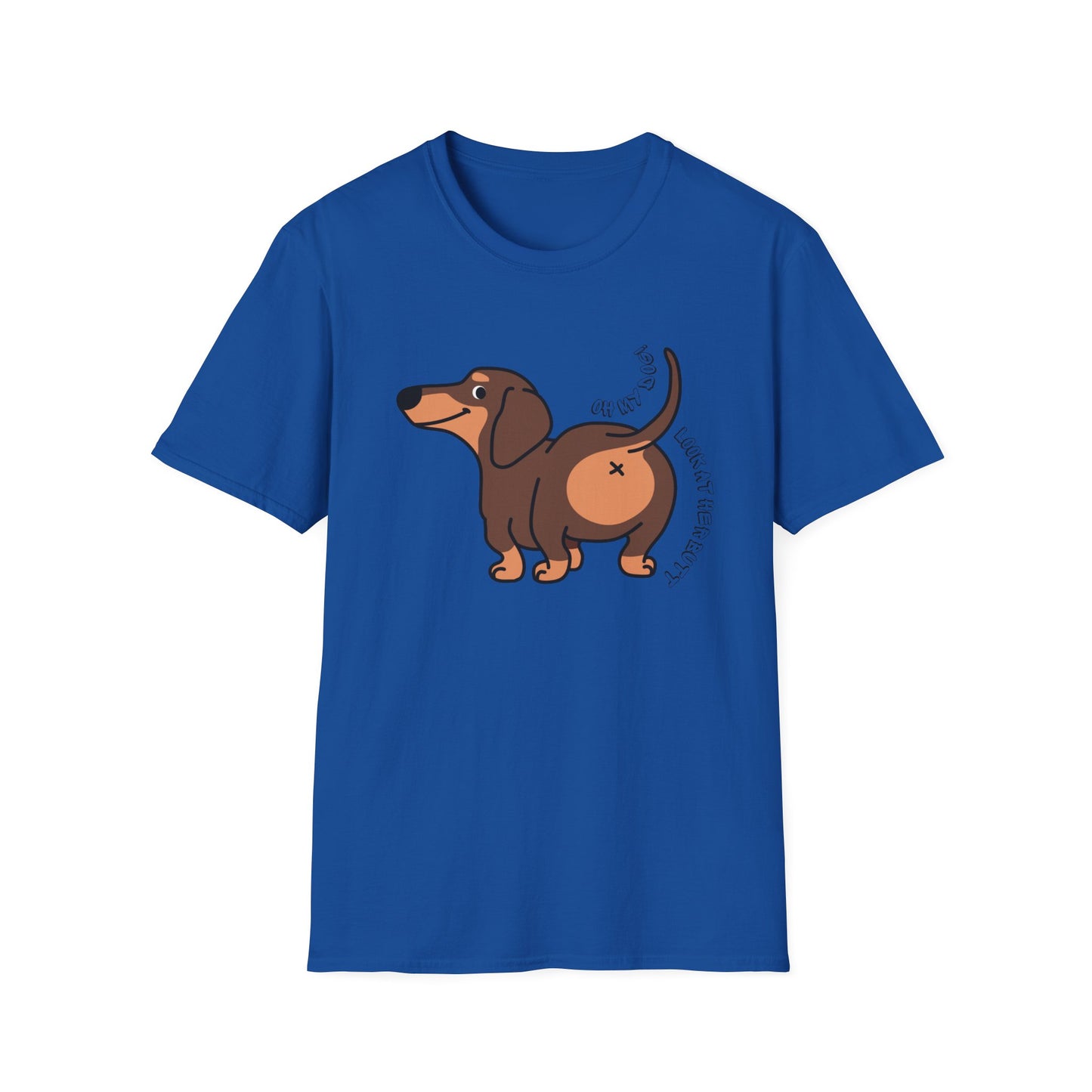 Funny Dog Lover T-Shirt - Oh My Dog, Look At Her Butt