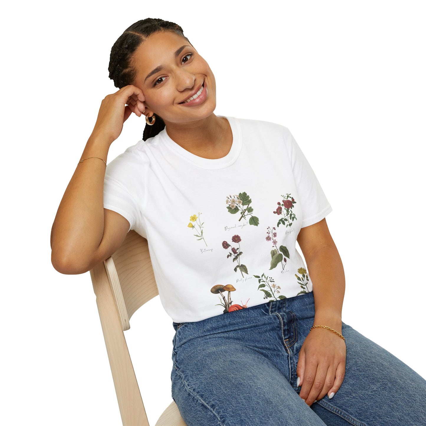 Plant Lover T-Shirt - Random Plants Design