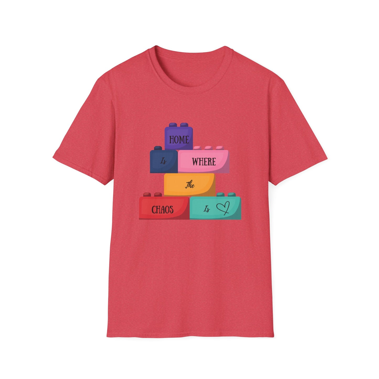 Building Blocks T-Shirt - 'Home Is Where The Chaos Is'