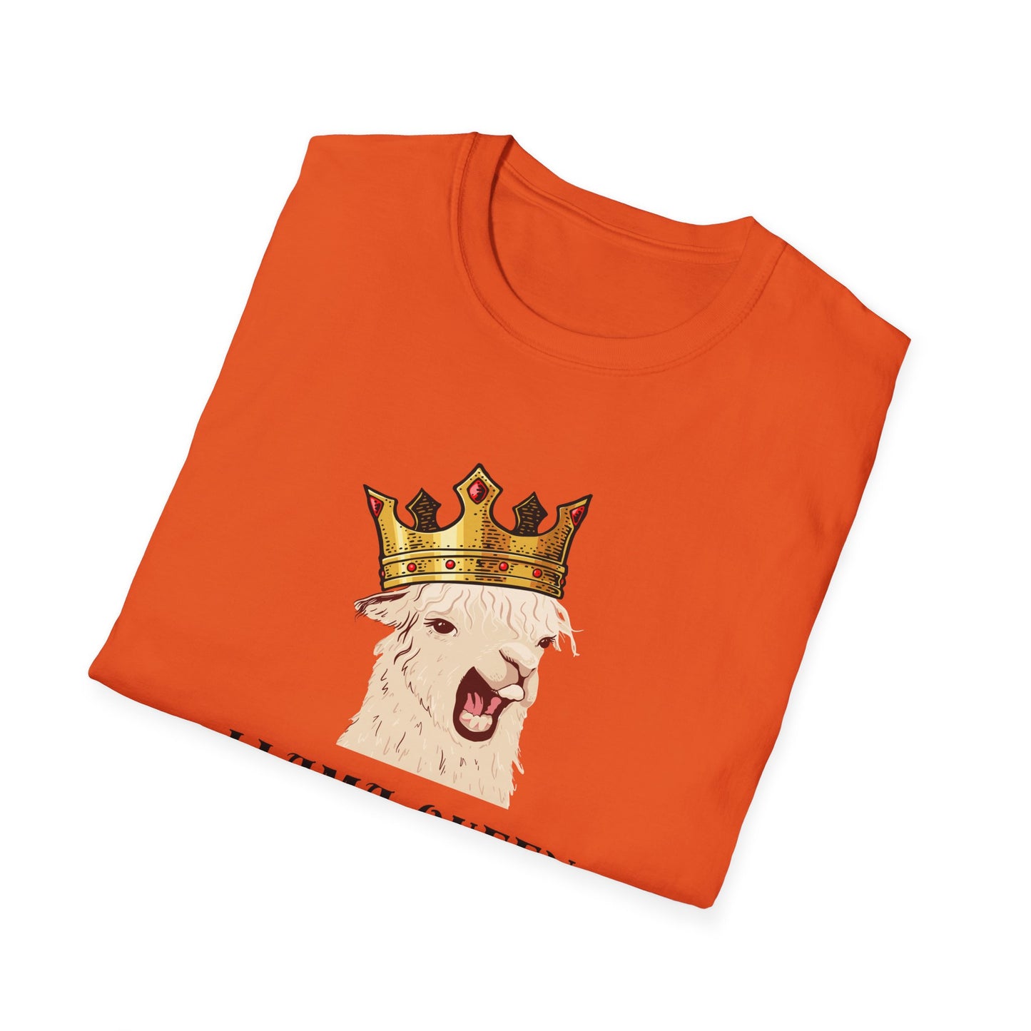 Llama Queen" Funny Llama T-Shirt