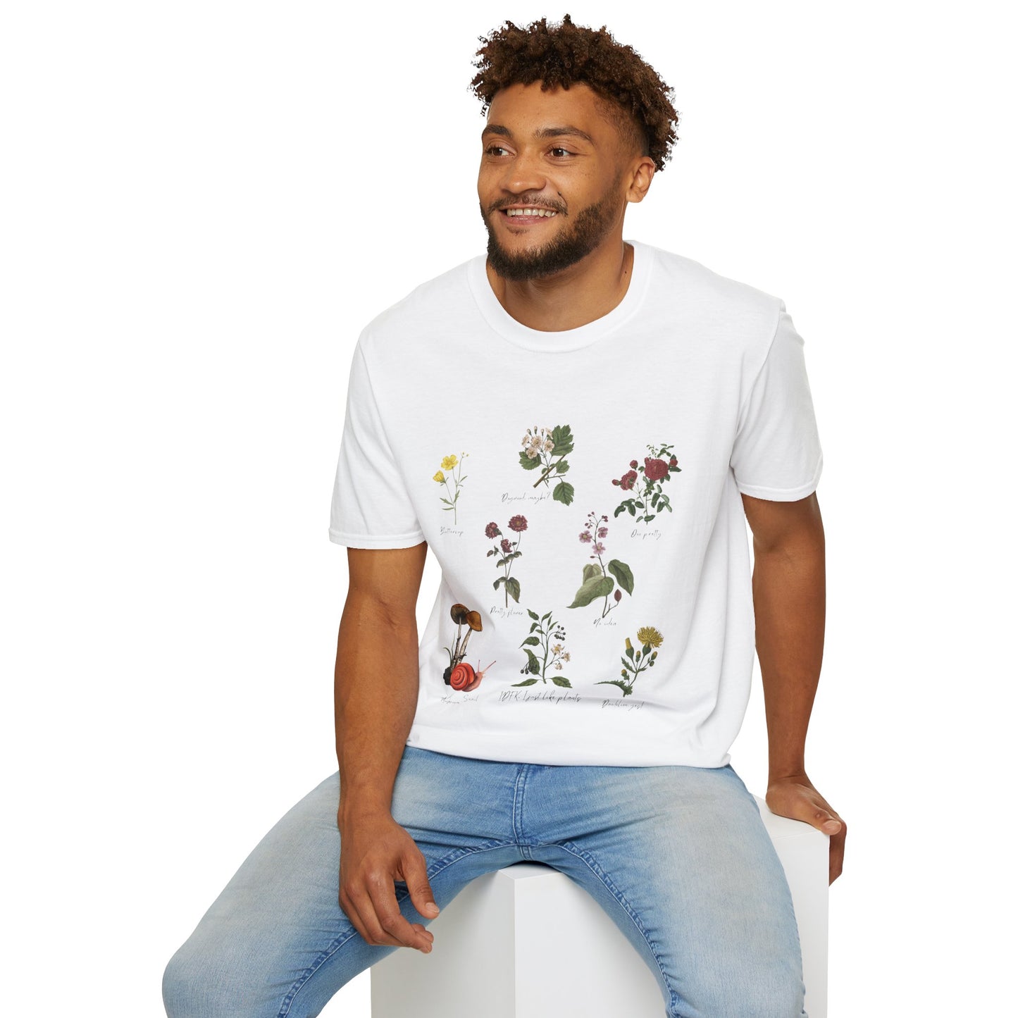 Plant Lover T-Shirt - Random Plants Design