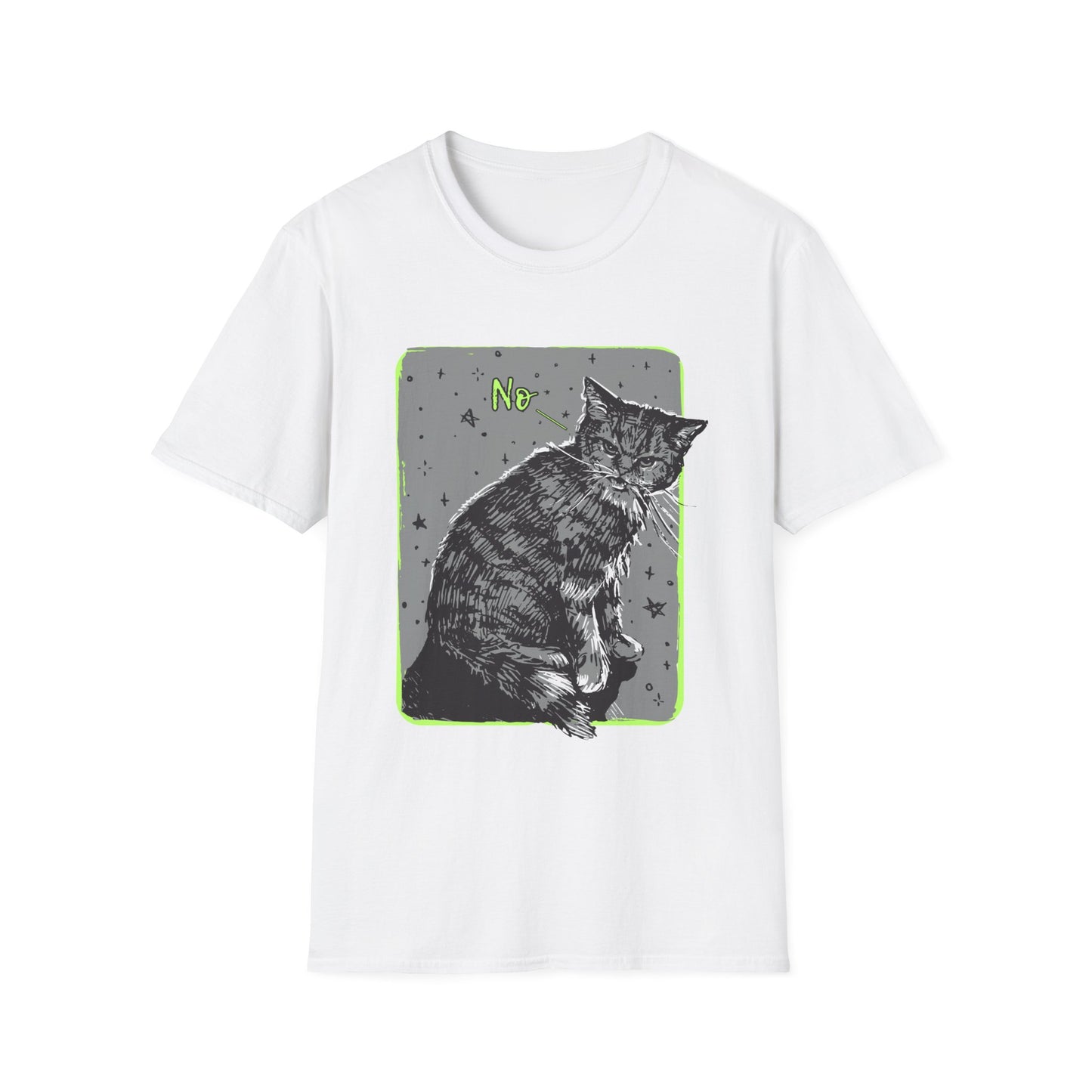 No - Sassy Cat T-Shirt