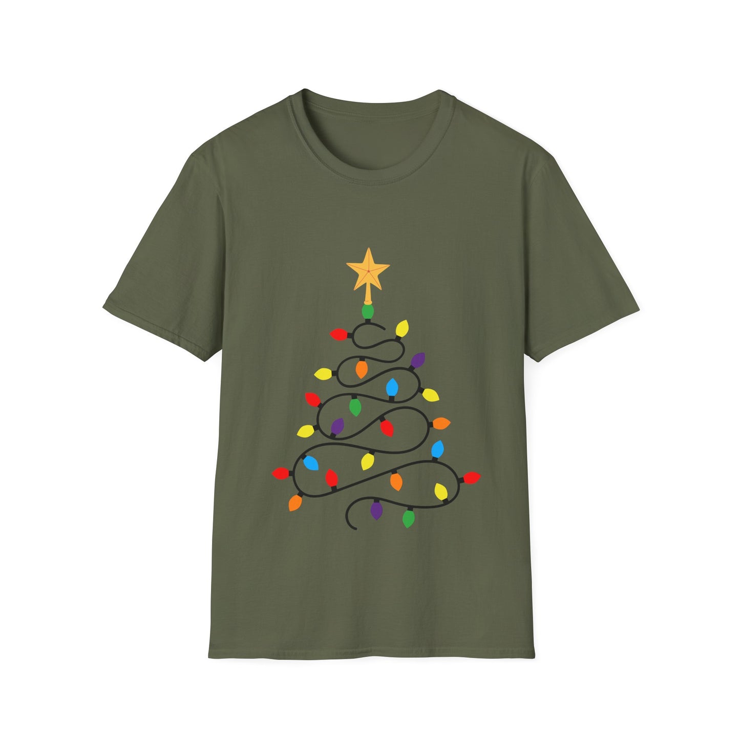 Christmas Tree T-Shirt with Lights