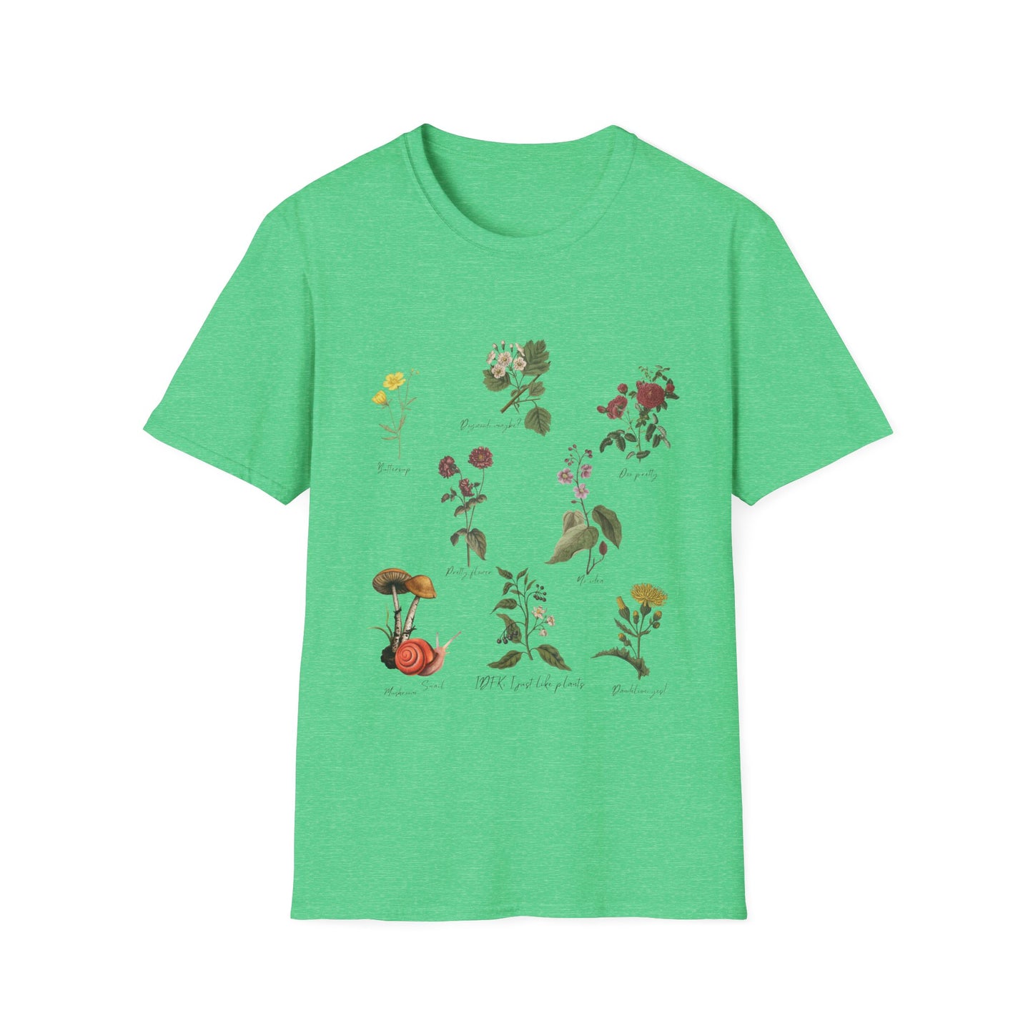 Plant Lover T-Shirt - Random Plants Design