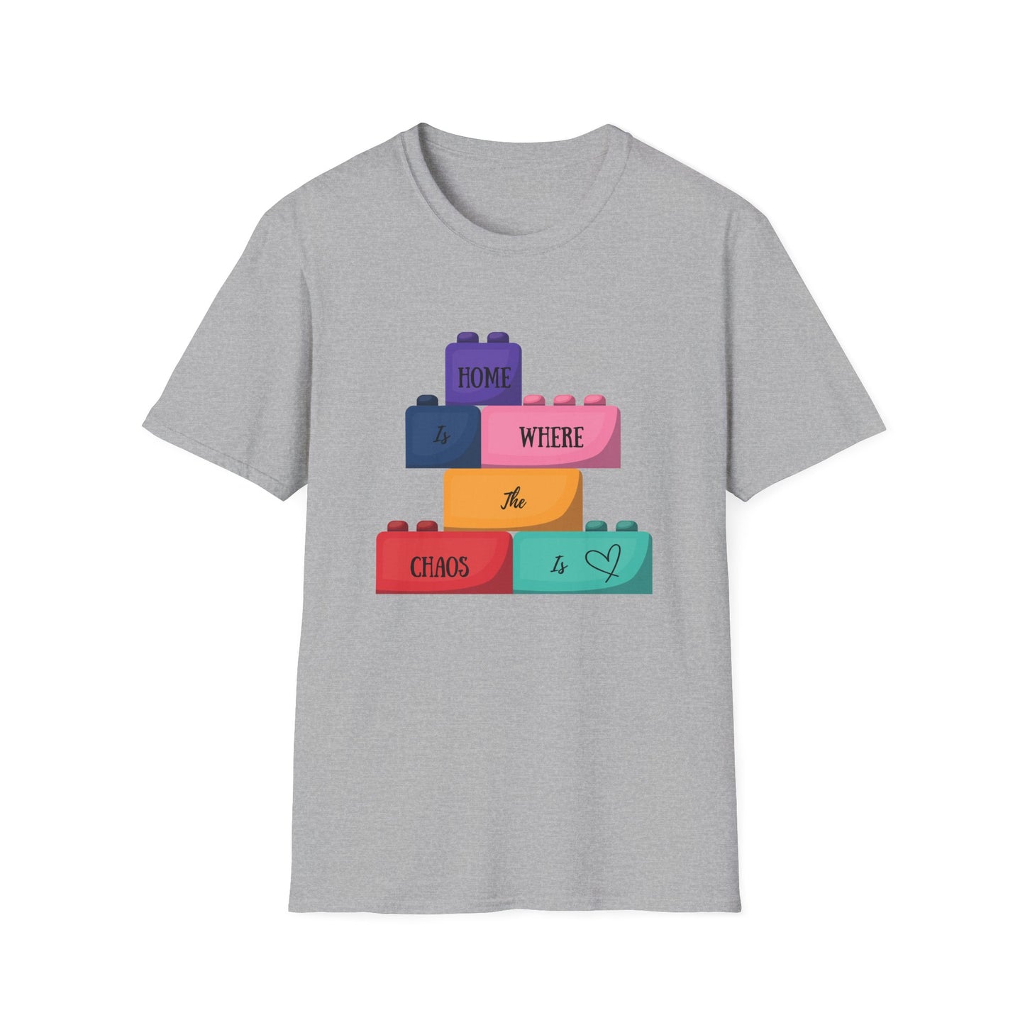 Building Blocks T-Shirt - 'Home Is Where The Chaos Is'