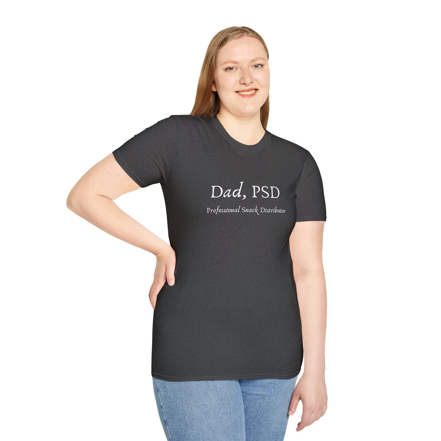 Dad, PSD: Professional Snack Distributor T-Shirt – Funny Dad Shirt