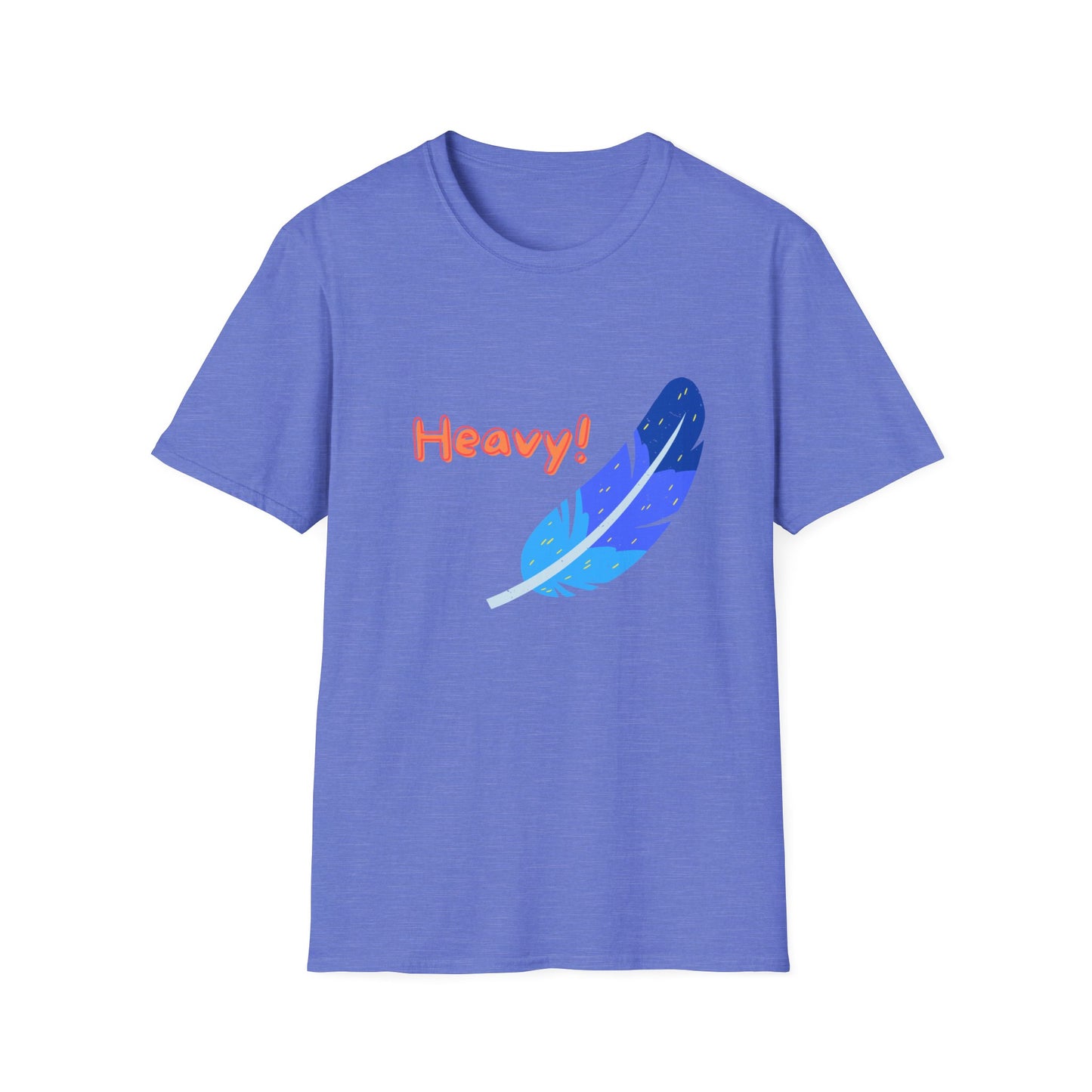 Heavy! Feather Wand T-shirt – Fun Playful Quote Shirt