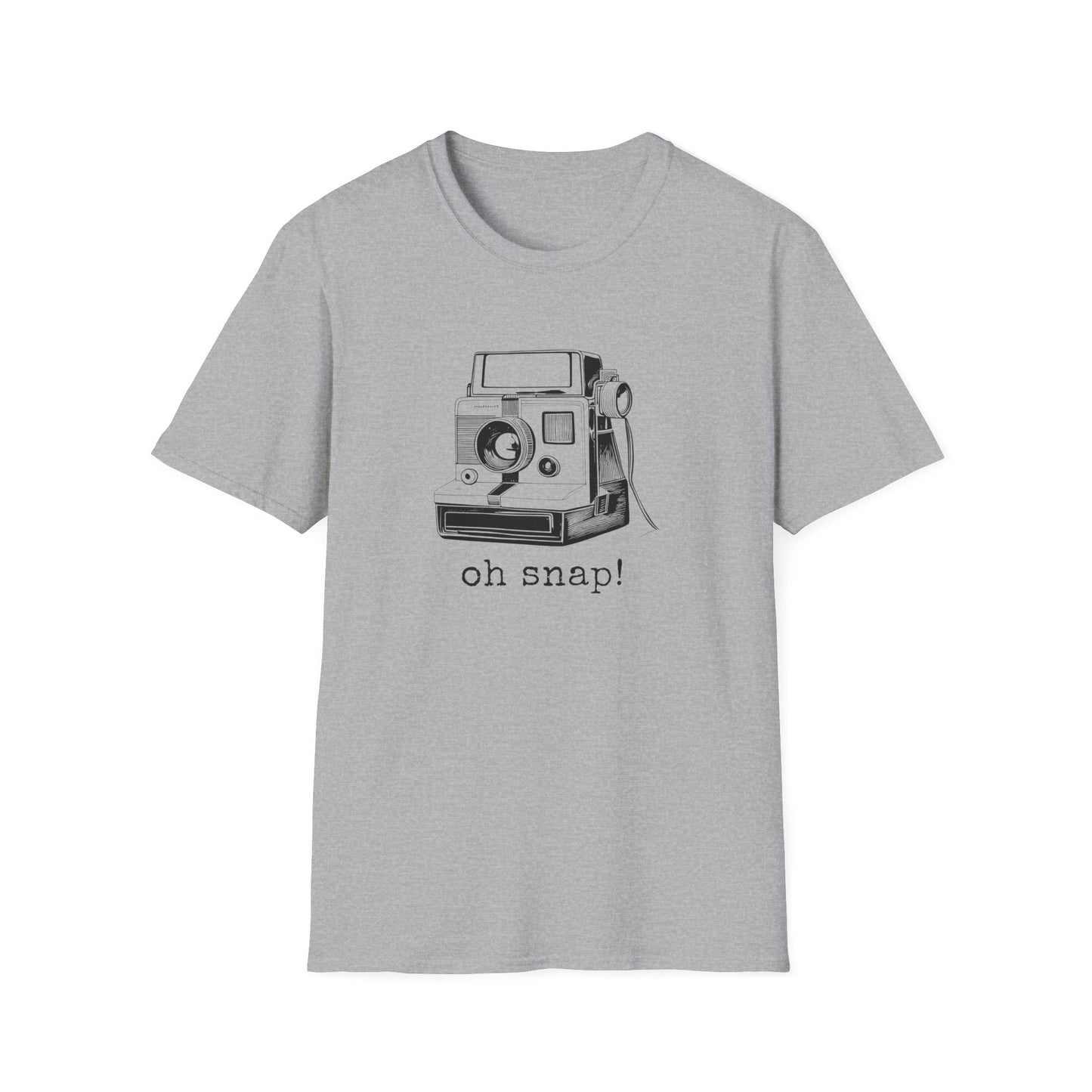 Vintage Camera Softstyle T-Shirt - Oh Snap Design