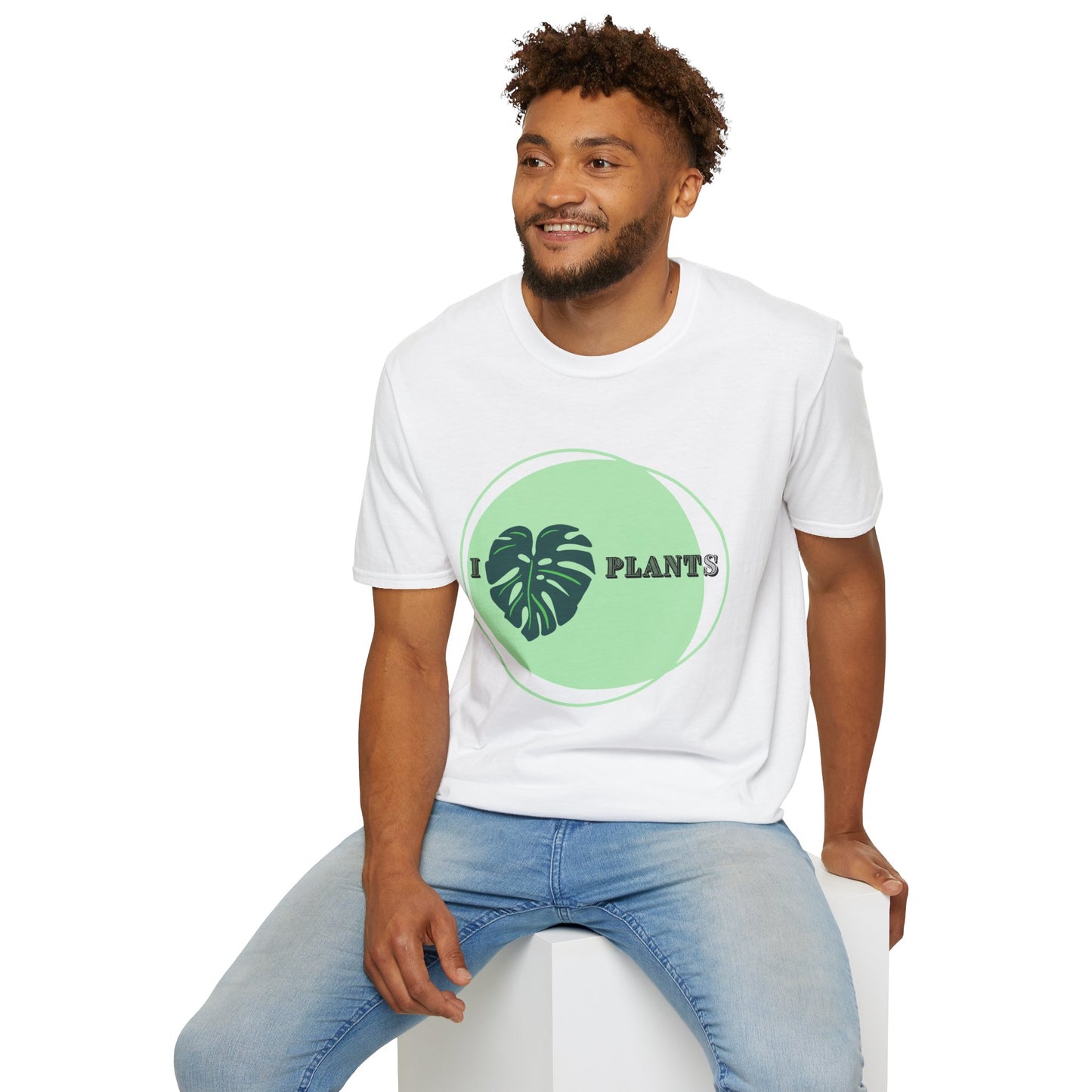 Plant Lover T-Shirt - I Heart Plants Design