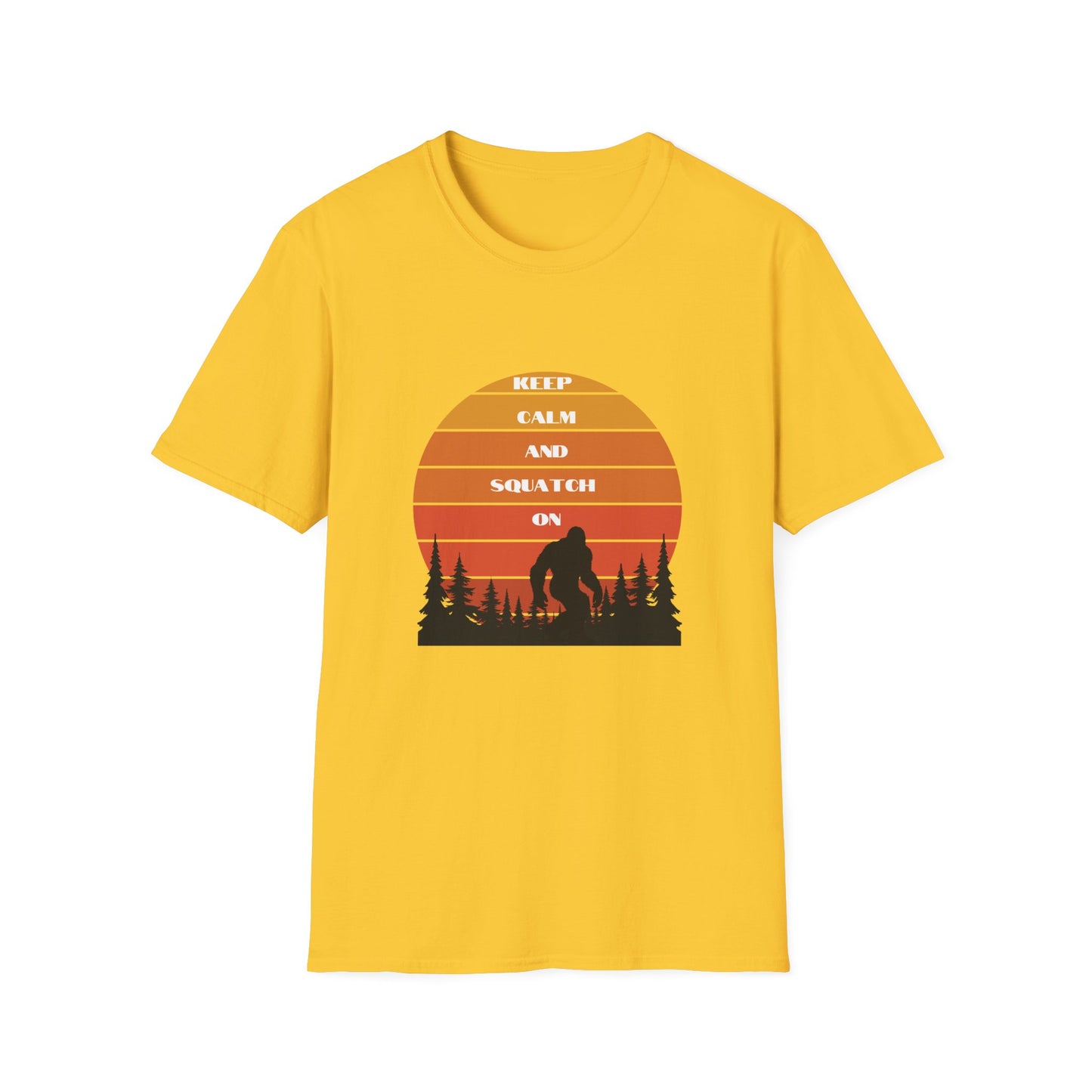 Sasquatch Sunset T-Shirt - "Keep Calm and Squatch On"