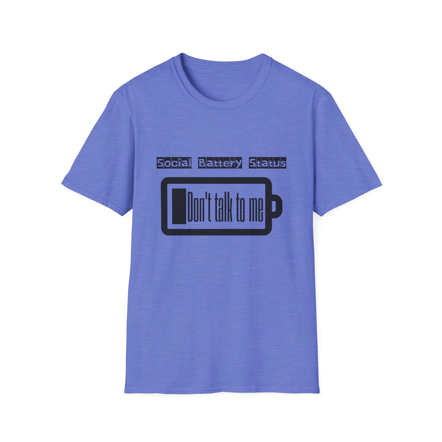 Graphic Tee Social Battery Status T-Shirt