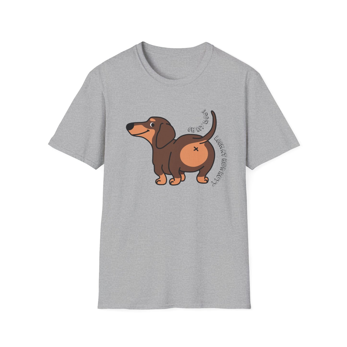 Funny Dog Lover T-Shirt - Oh My Dog, Look At Her Butt