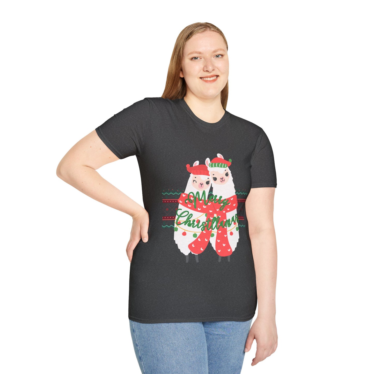 Merry Christllamas T-Shirt – Fun Holiday Llama Design