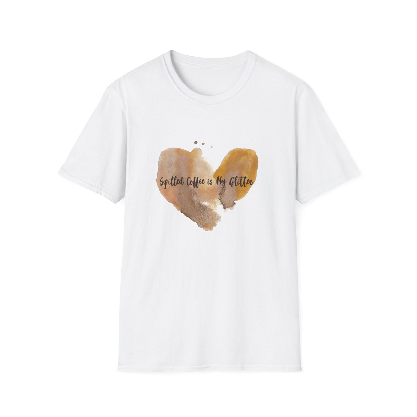 Coffee Lover Parent T-Shirt - Spilled Coffee is My Glitter