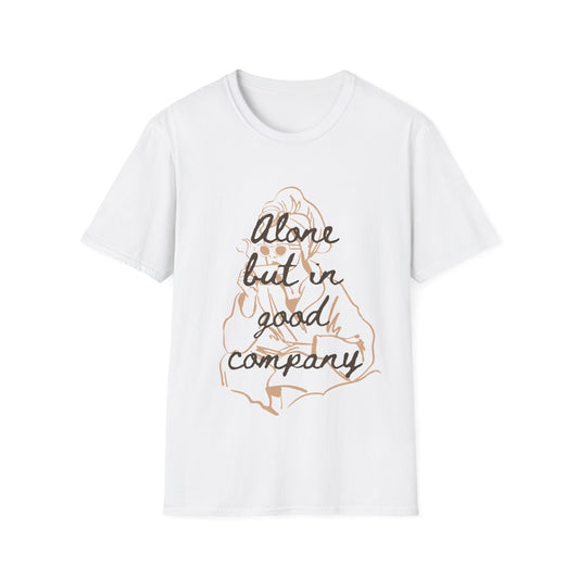 Introvert Tee - Unisex Softstyle T-Shirt - 'Alone but in good company' Shirt