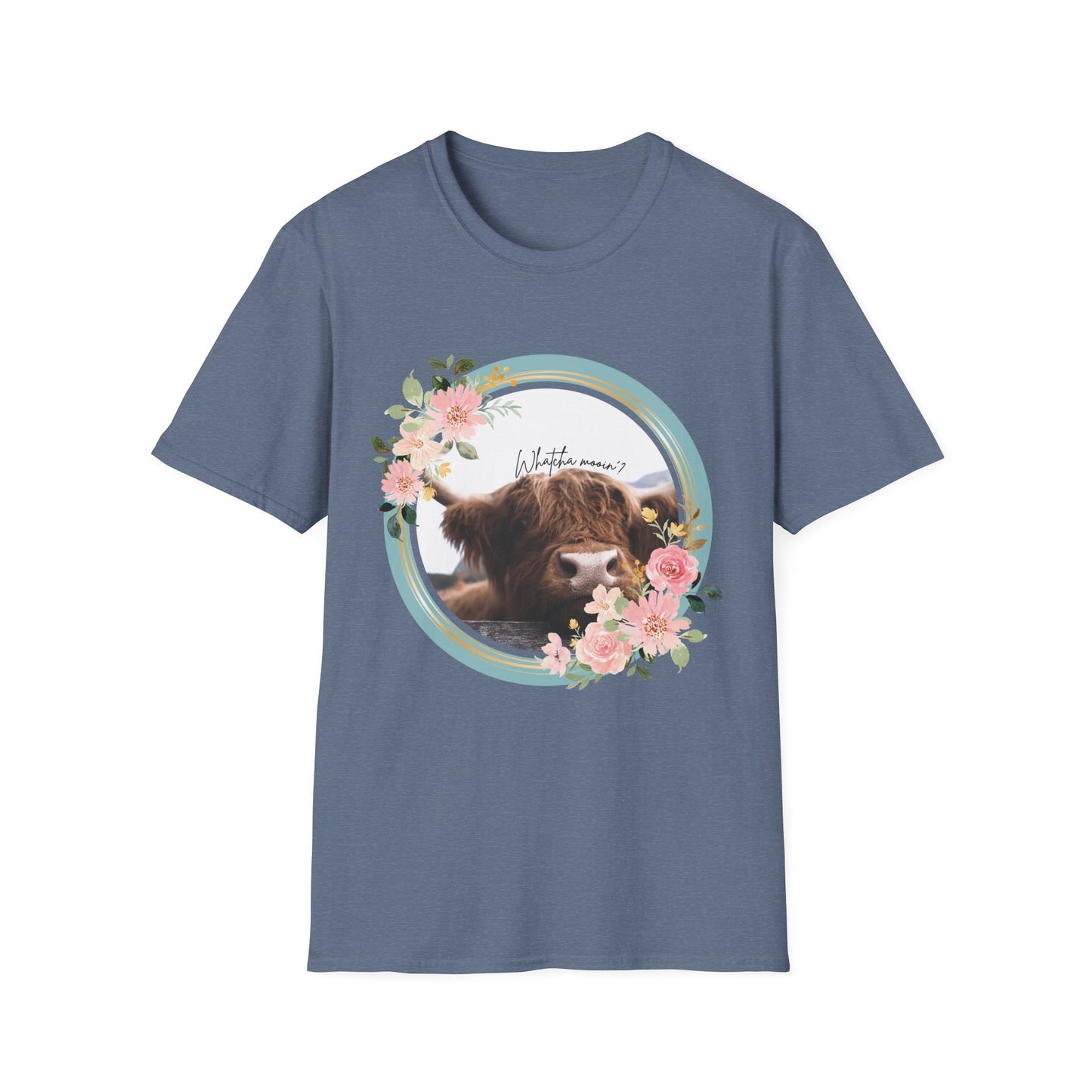 Whatcha Mooin'? Cute Cow T-Shirt