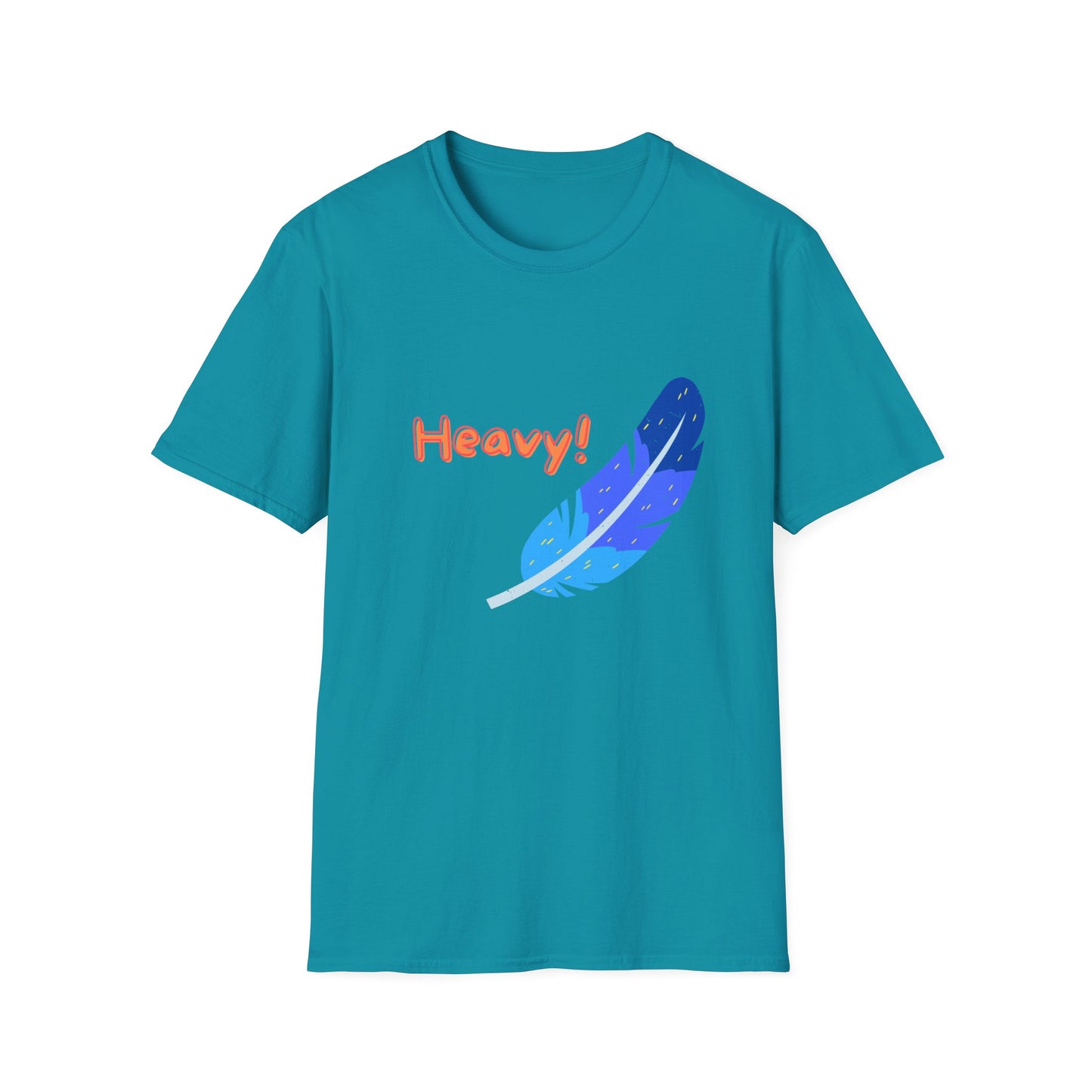 Heavy! Feather Wand T-shirt – Fun Playful Quote Shirt