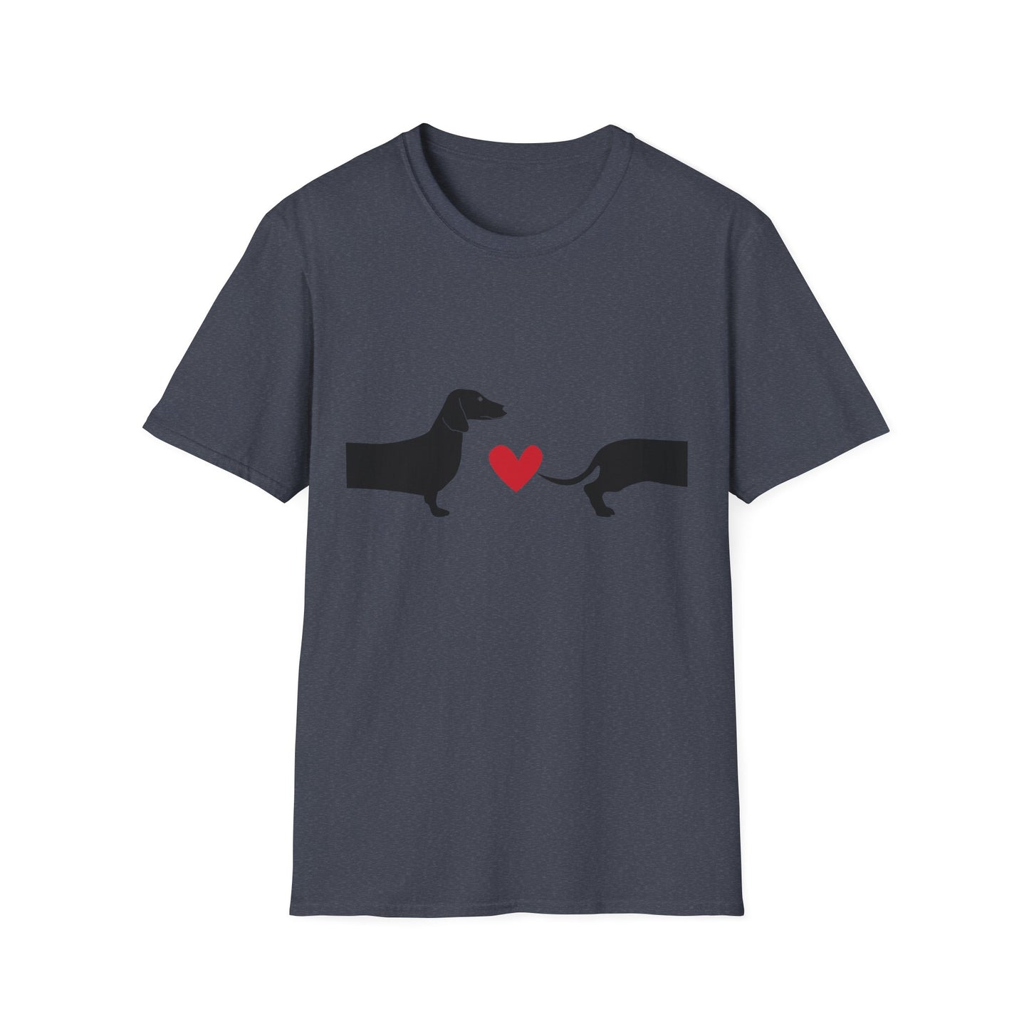 Dachshund Heart Unisex T-Shirt