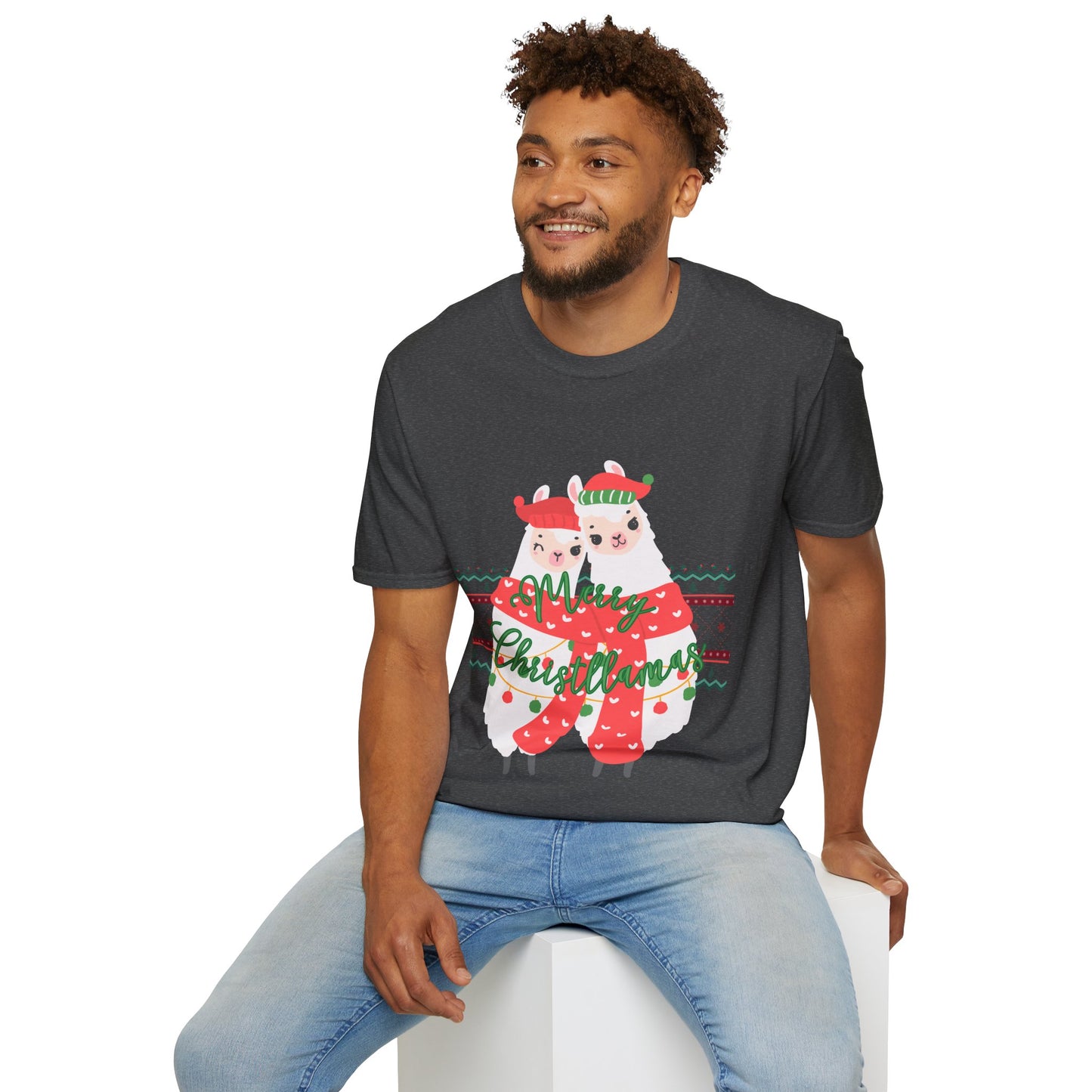 Merry Christllamas T-Shirt – Fun Holiday Llama Design