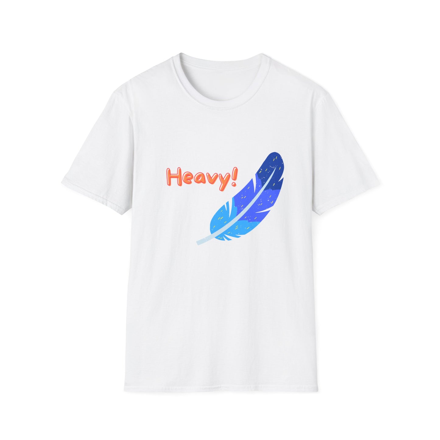 Heavy! Feather Wand T-shirt – Fun Playful Quote Shirt