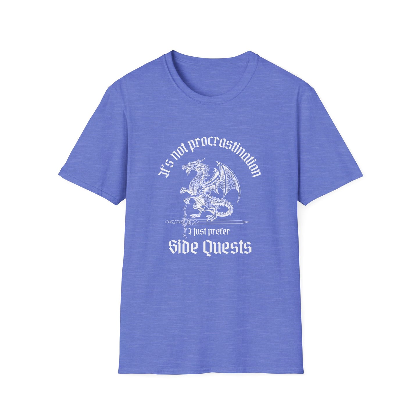 It's Not Procrastination, I Just Prefer Side Quests Dragon T-Shirt