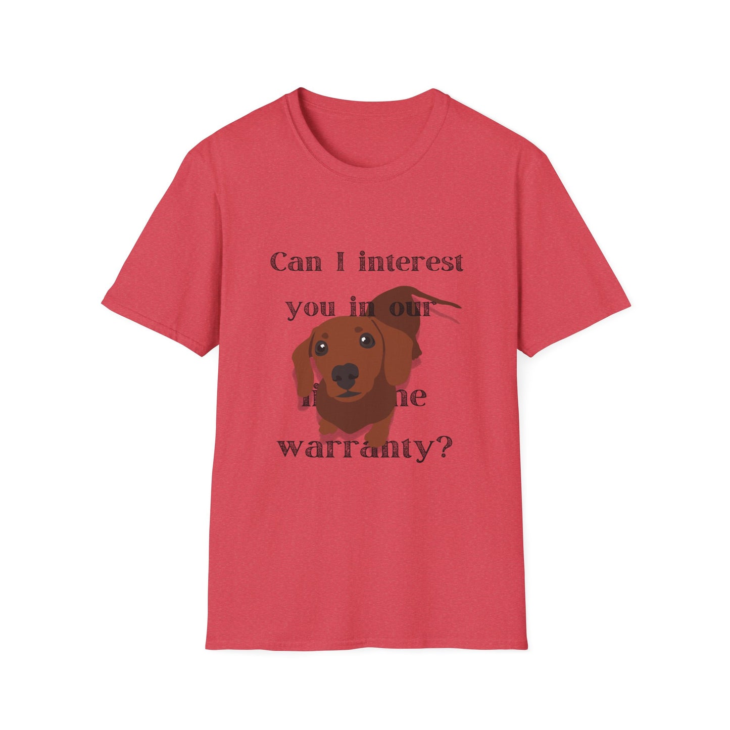 Funny Daschound Unisex T-Shirt with Lifetime Warranty