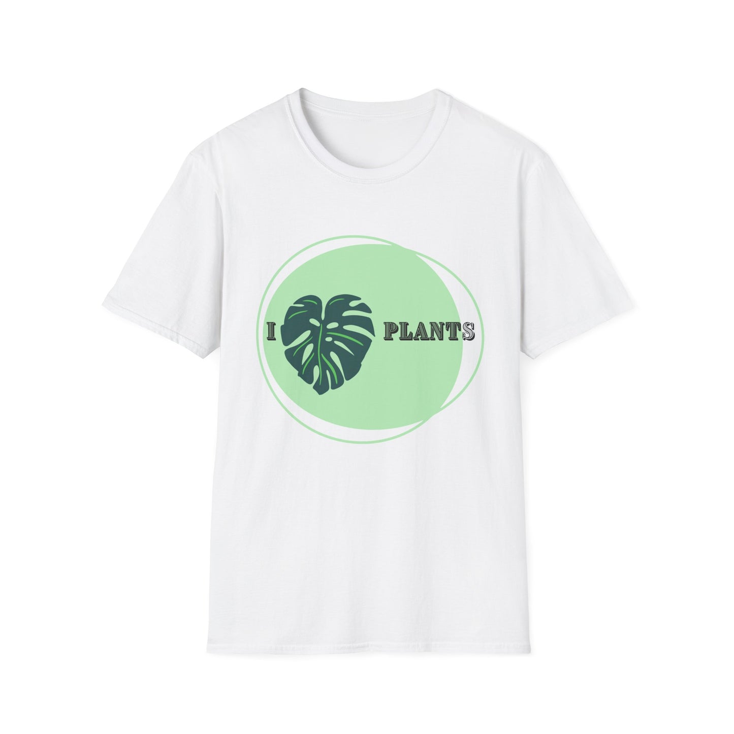 Plant Lover T-Shirt - I Heart Plants Design