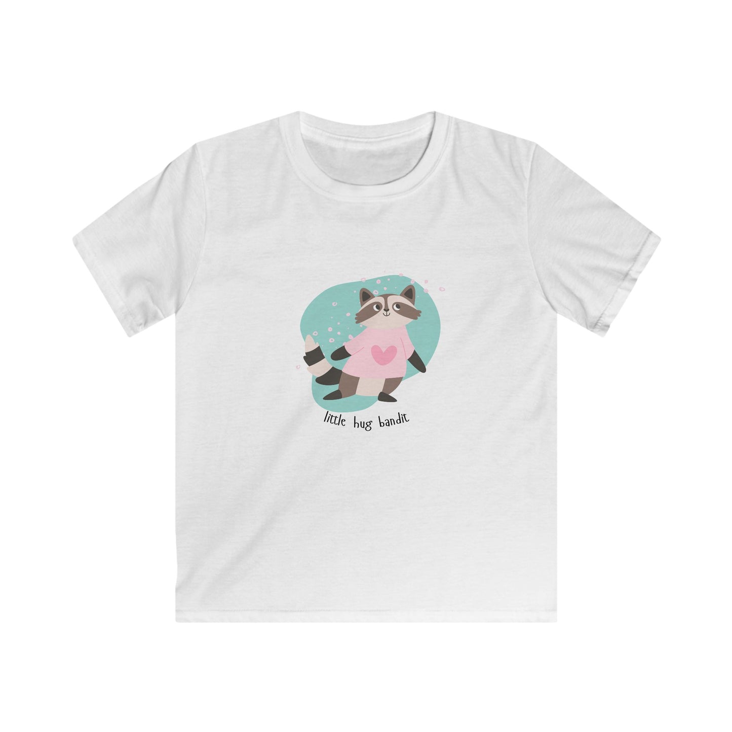 Kids Tee Cute Raccoon Little Hug Bandit