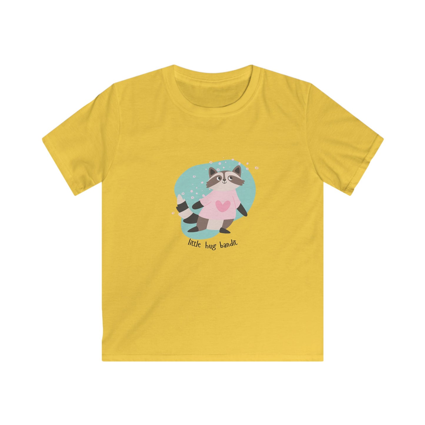 Kids Tee Cute Raccoon Little Hug Bandit