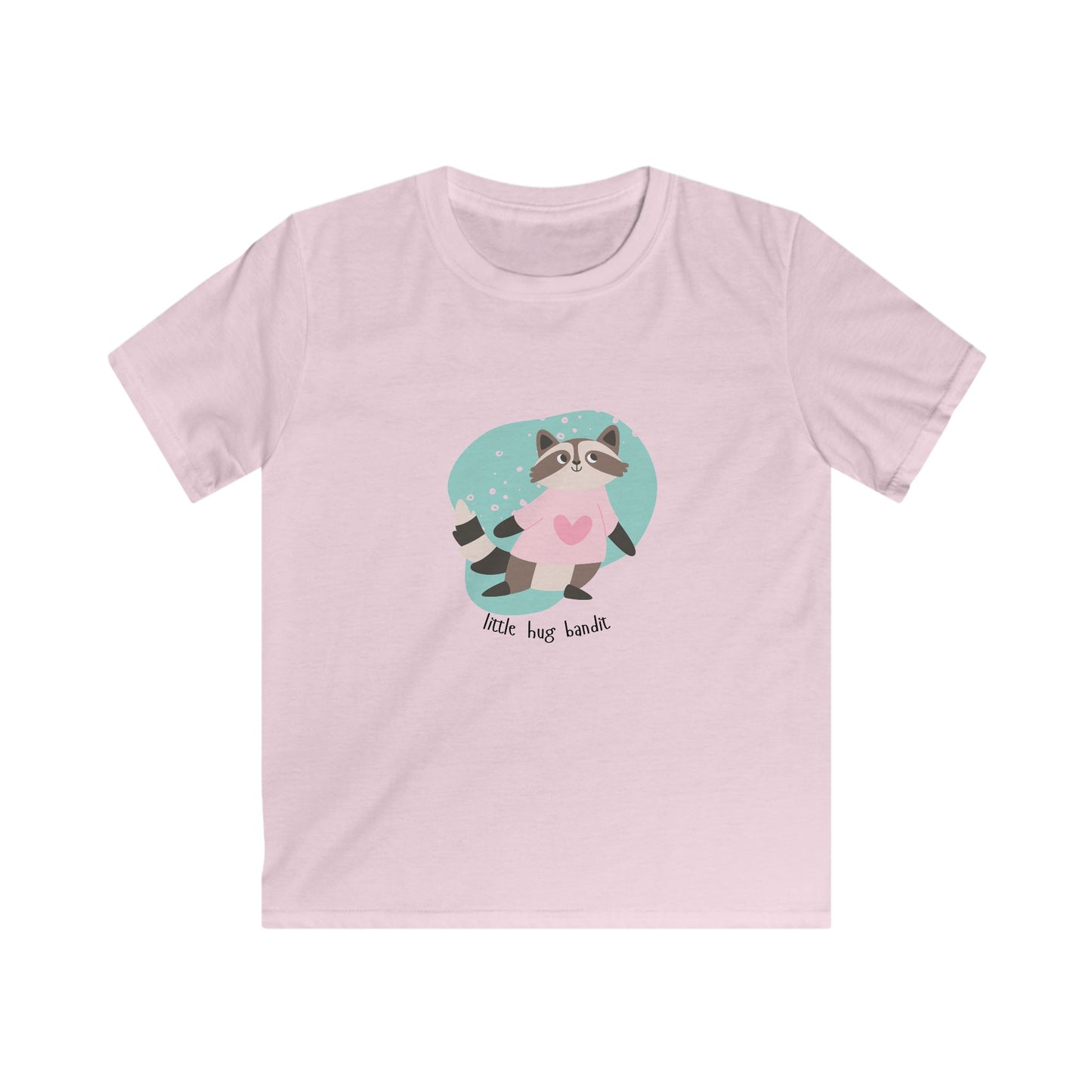 Kids Tee Cute Raccoon Little Hug Bandit