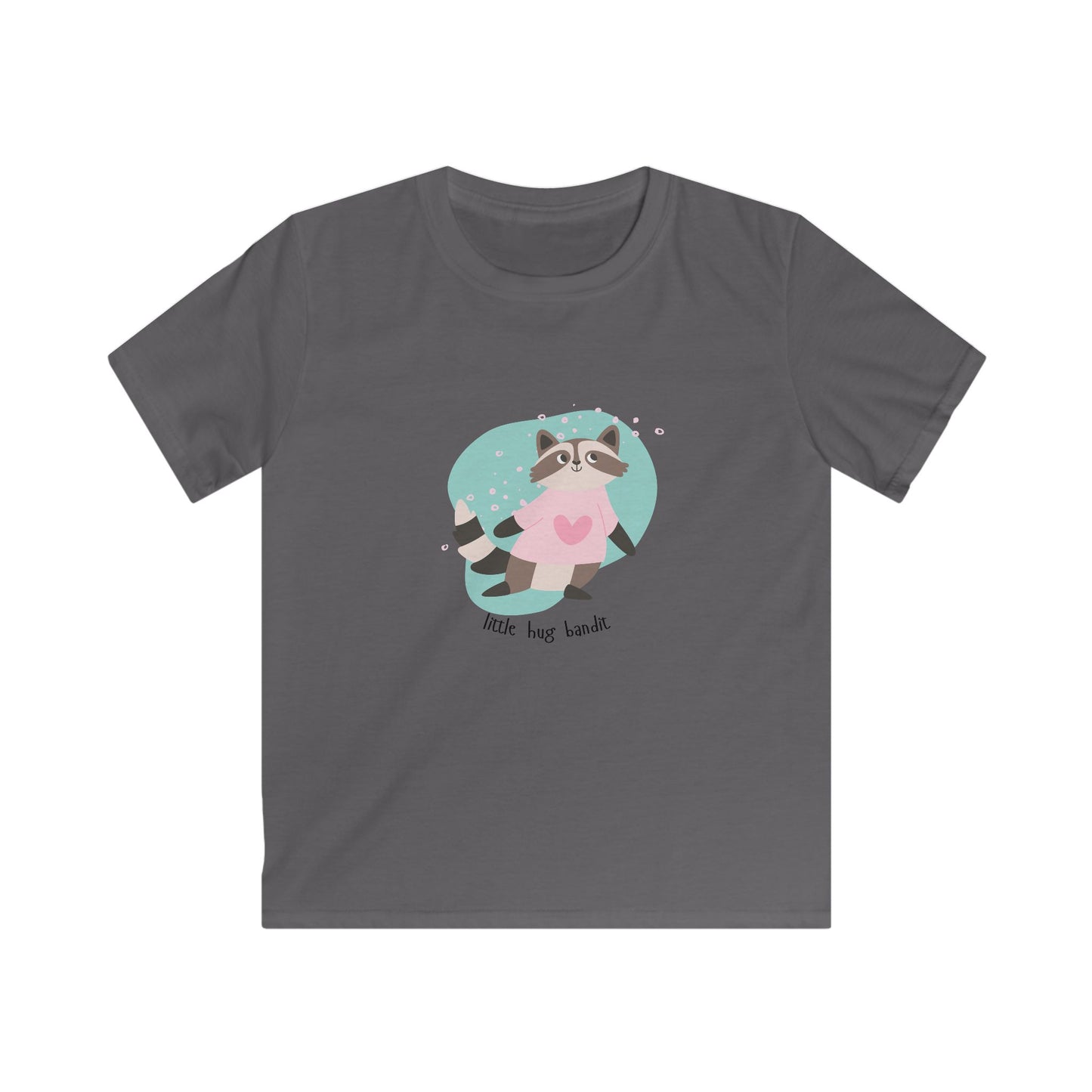 Kids Tee Cute Raccoon Little Hug Bandit