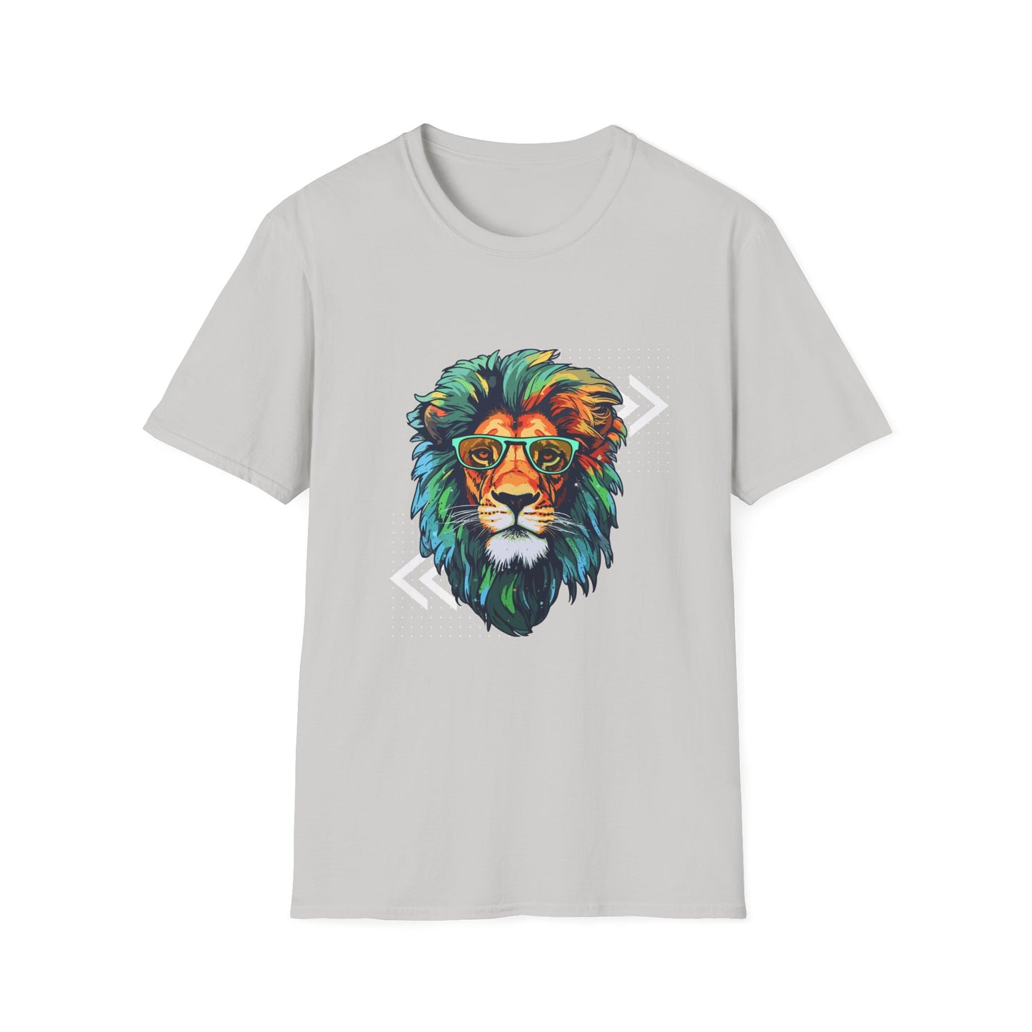 Graffiti-Style Lion with Glasses T-Shirt