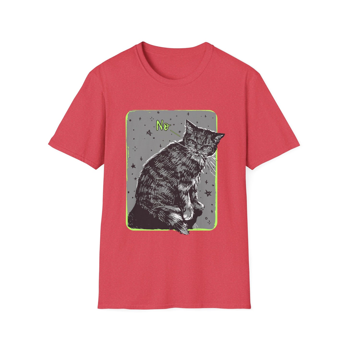 No - Sassy Cat T-Shirt