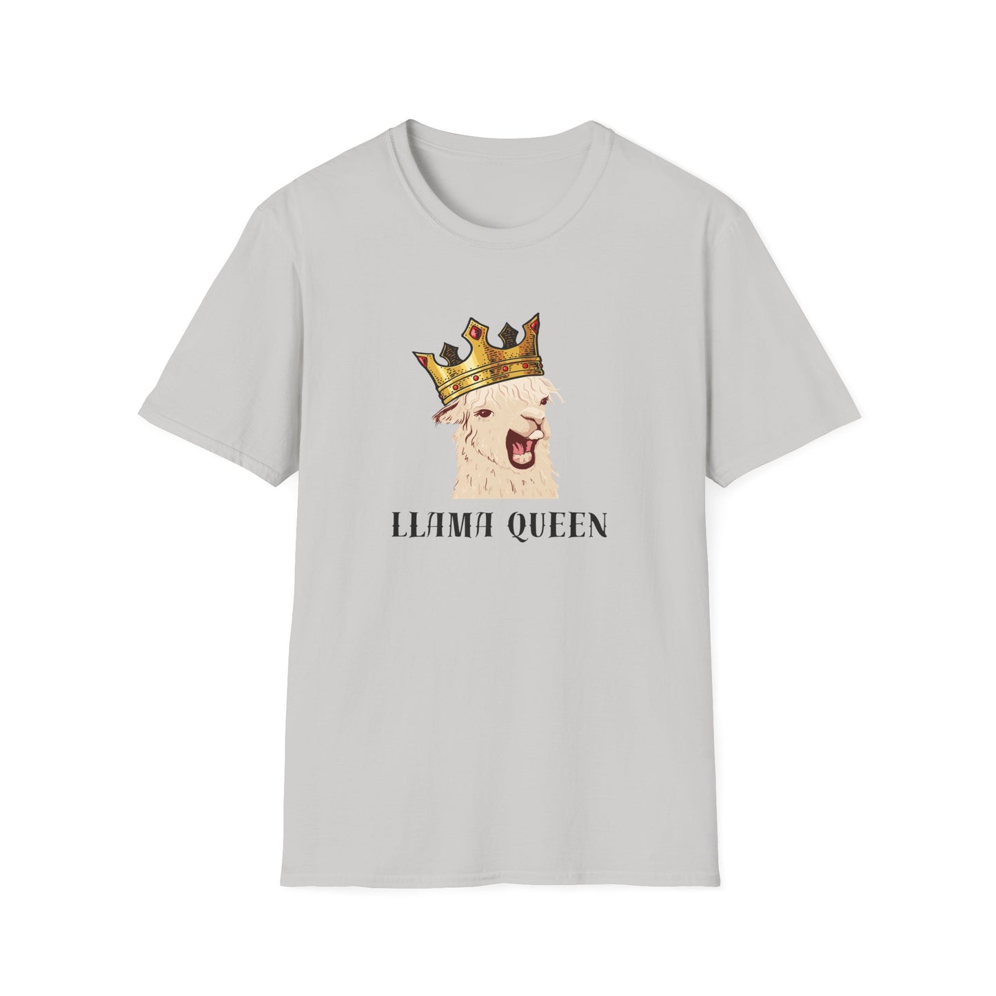 Llama Queen" Funny Llama T-Shirt