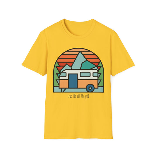 Camper Life T-Shirt "Live Life Off the Grid"