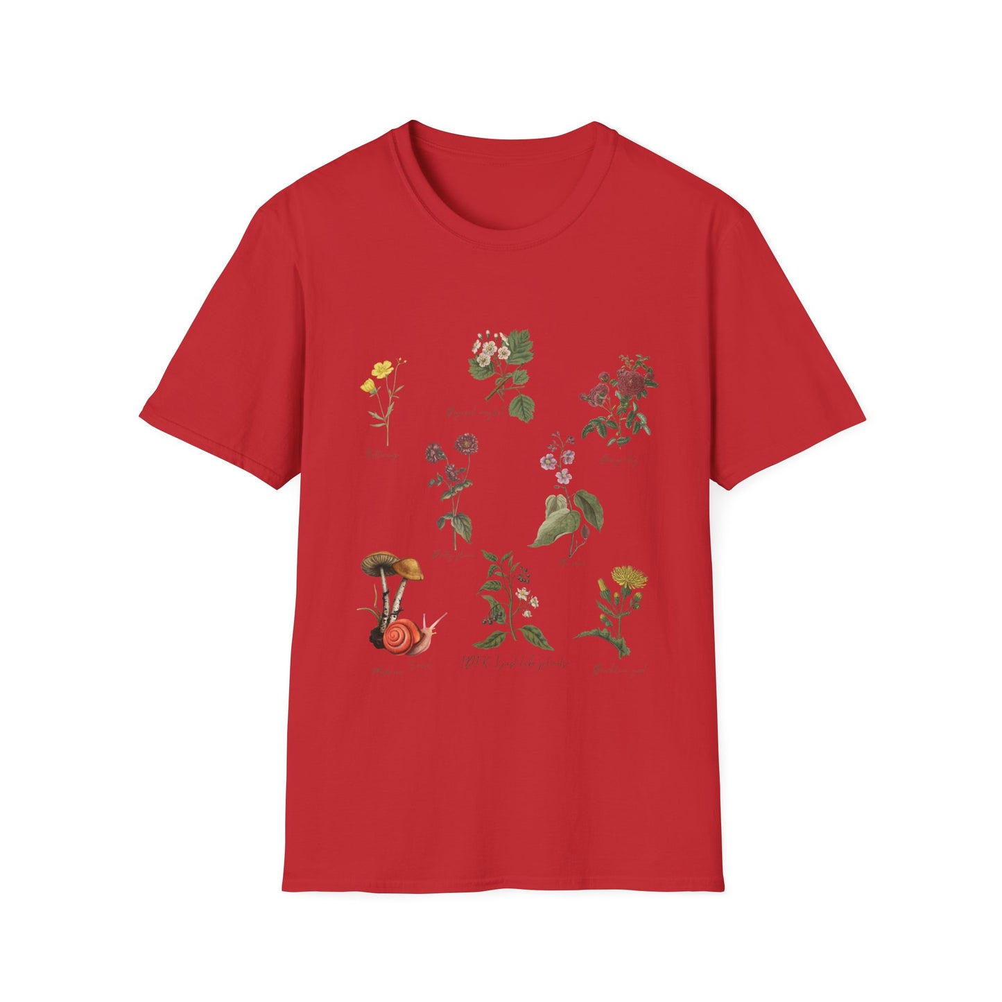 Plant Lover T-Shirt - Random Plants Design