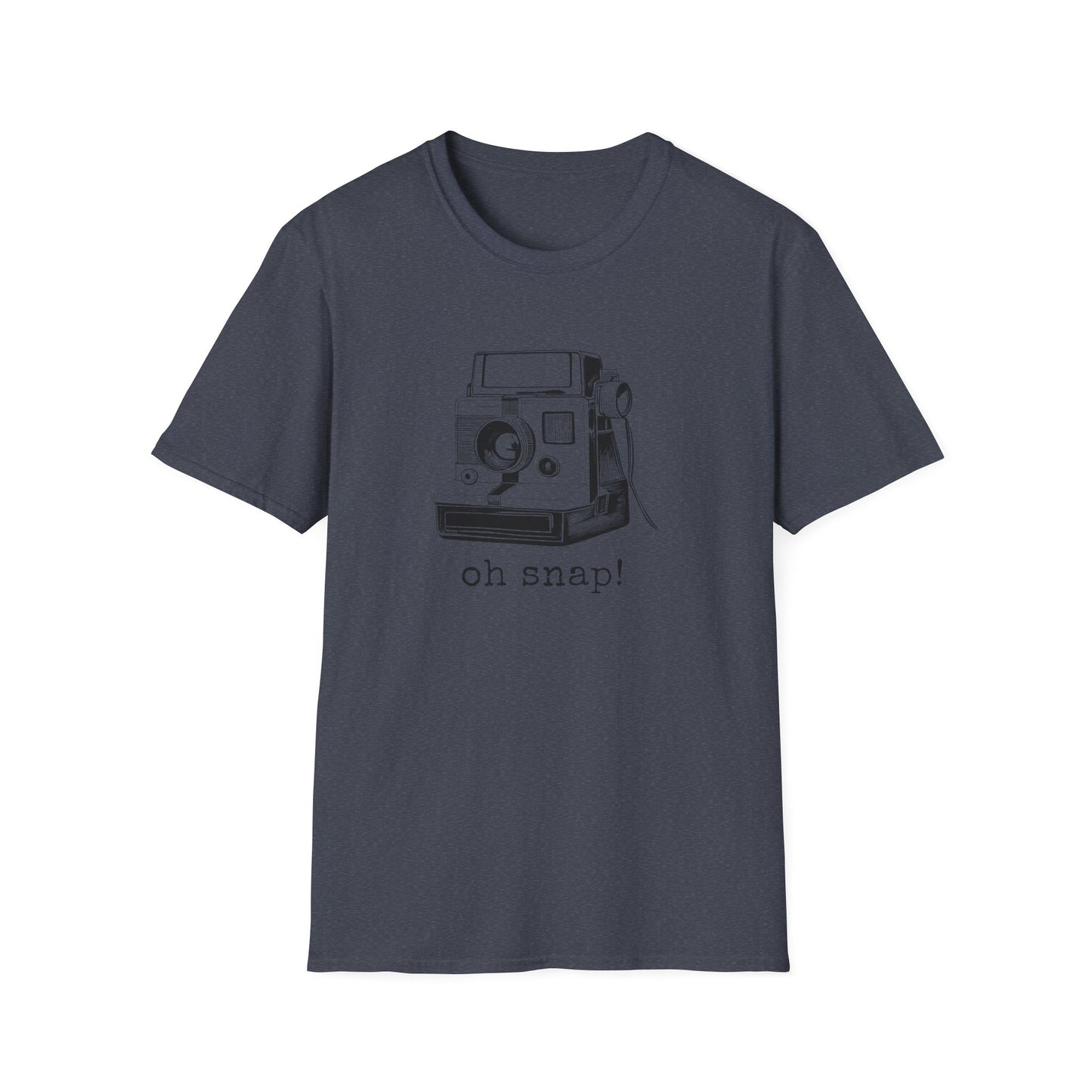 Vintage Camera Softstyle T-Shirt - Oh Snap Design