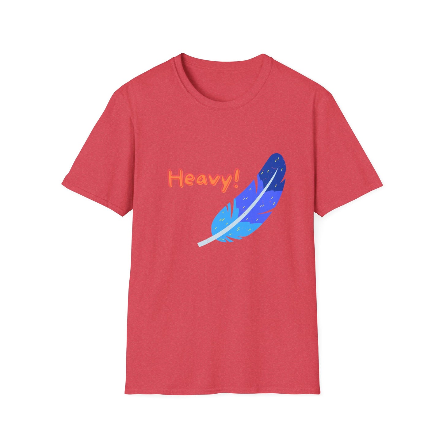 Heavy! Feather Wand T-shirt – Fun Playful Quote Shirt