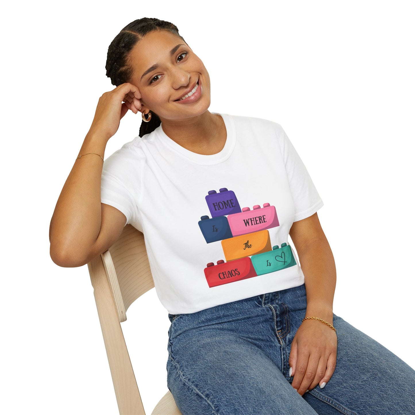 Building Blocks T-Shirt - 'Home Is Where The Chaos Is'