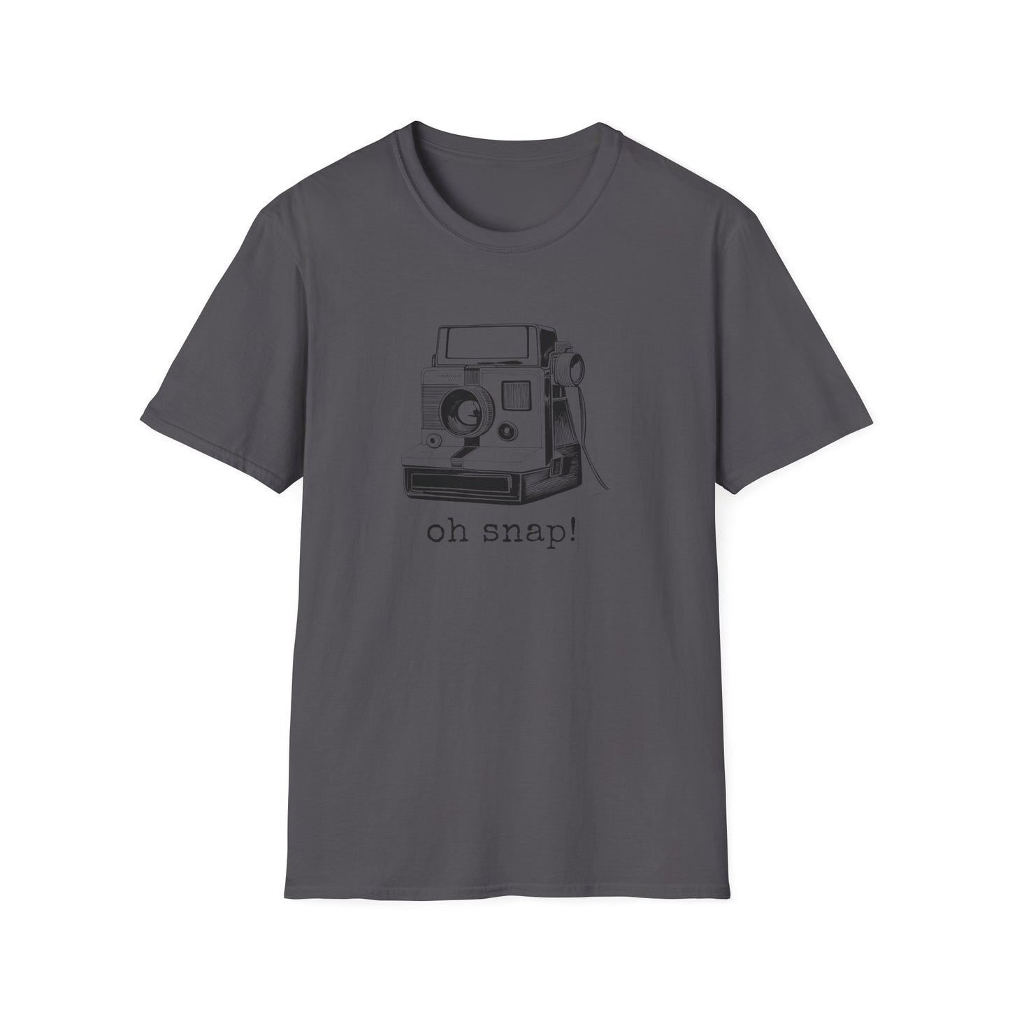 Vintage Camera Softstyle T-Shirt - Oh Snap Design