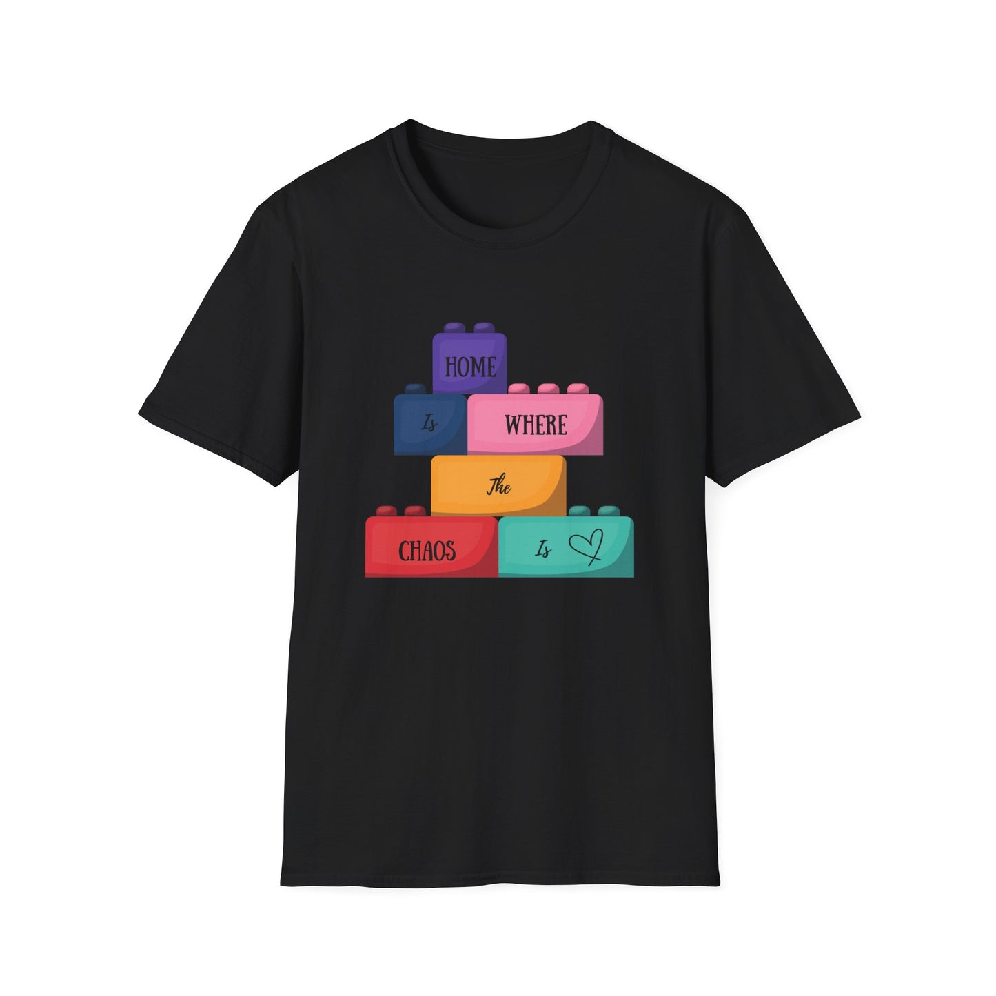 Building Blocks T-Shirt - 'Home Is Where The Chaos Is'