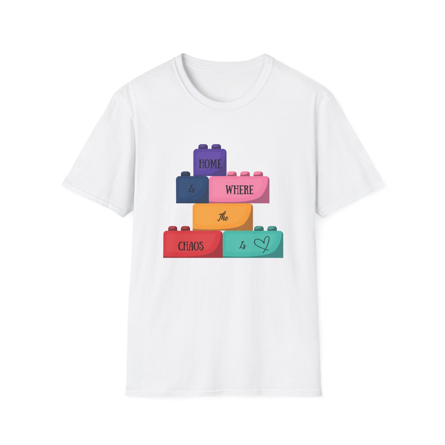 Building Blocks T-Shirt - 'Home Is Where The Chaos Is'