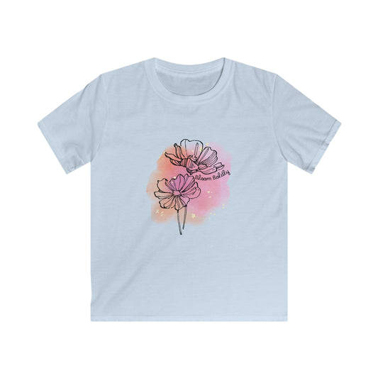 Kids Tee - Bloom Boldly Flowers T-shirt